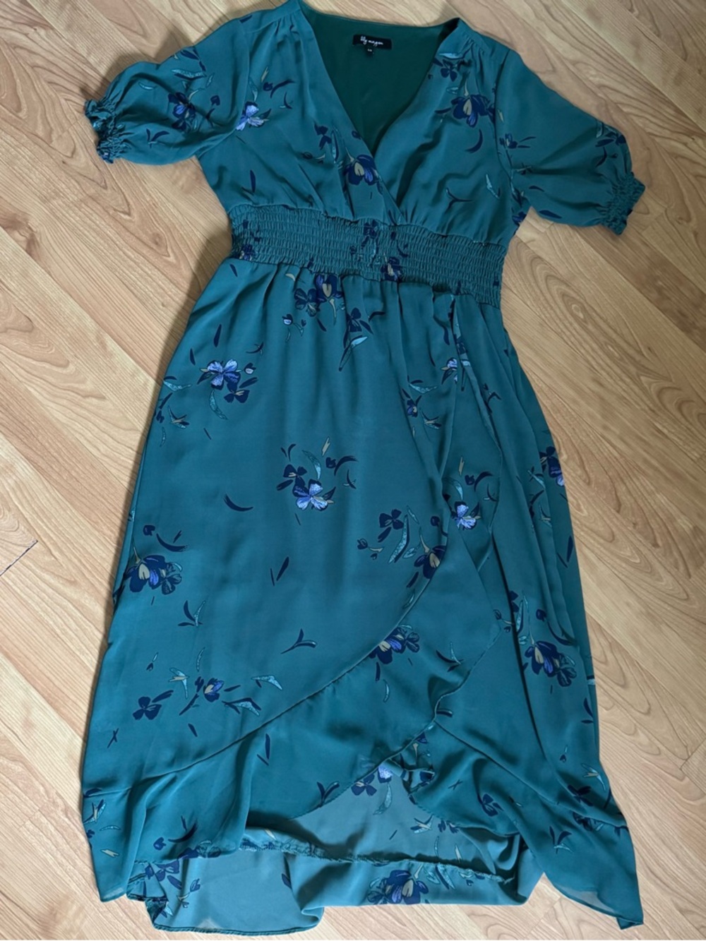 lily morgan green floral dress